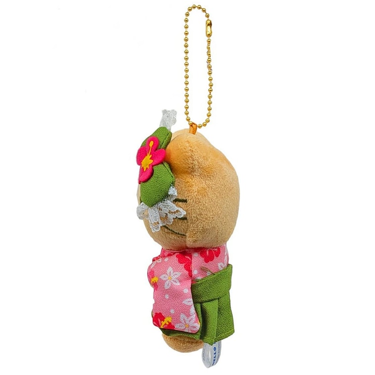 【Expédition directe du Japon】 Sanrio Japon Hello Kitty Couleur de peau de blé Série de kimonos matcha Poupée en peluche porte-clés pendentif 1 pièce 3