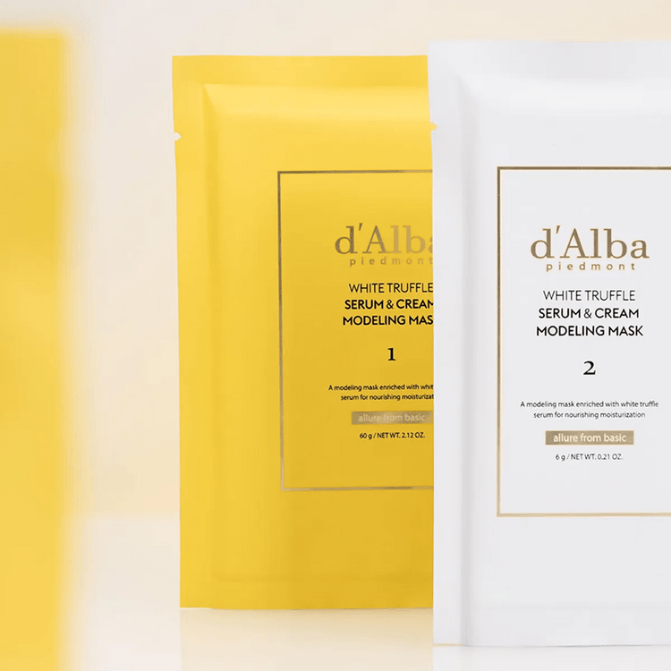 d'Alba ホワイトトリュフ セラム＆クリーム モデリングマスク、栄養