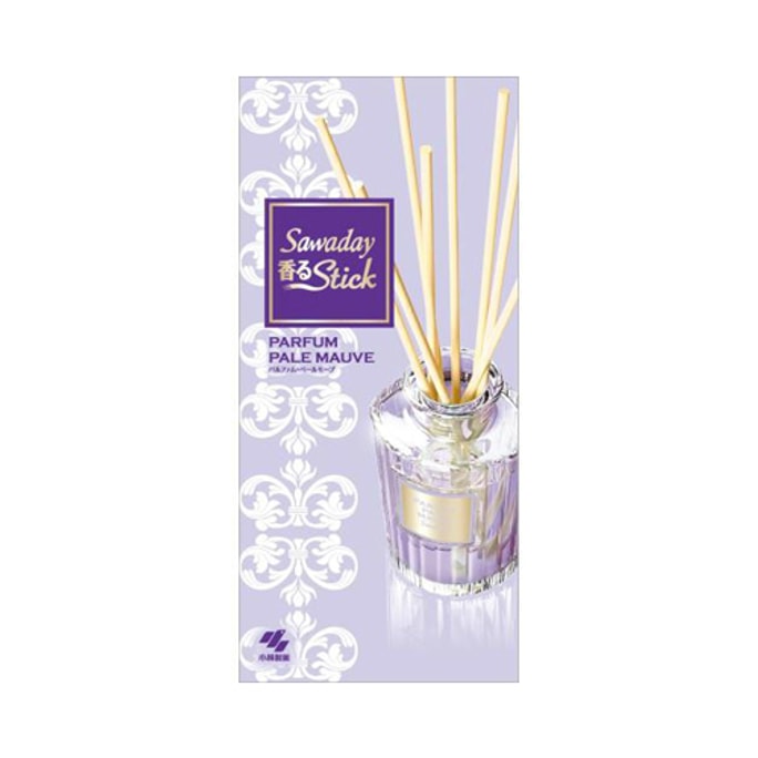 日本製 KOBAYASHI 小林製薬 SAWADAY エッセンシャルオイル配合 室内用アロマスティック芳香剤 70ml ピンクパープル フローラルフルーティの香り