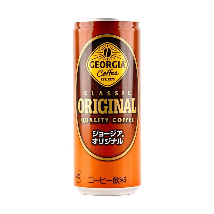 日本GEORGIA乔治亚 经典原味咖啡 即饮美式黑咖 250g