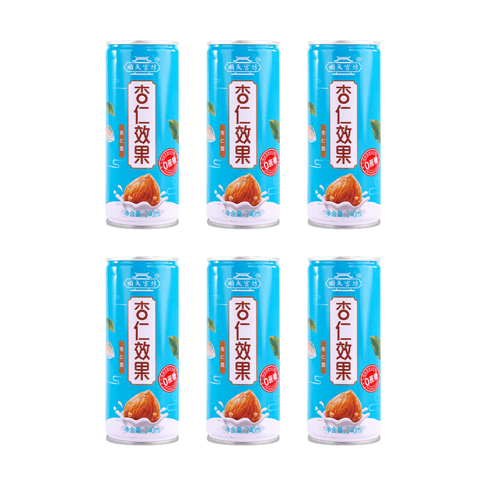 【Value Pack】Apricot Kernel Beverage (sugar free)  240ml*6