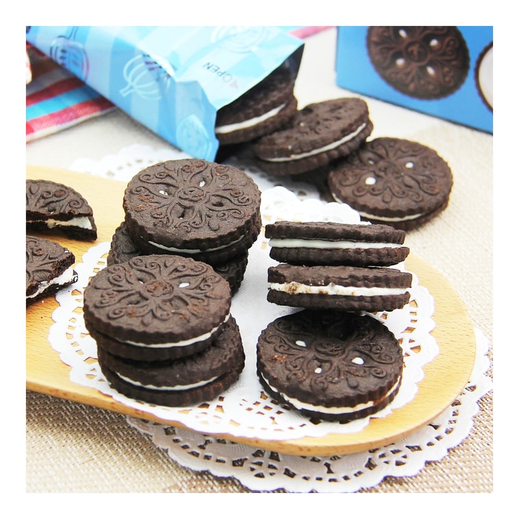 韩国LOTTE乐天 奶油巧克力夹心饼干 105g 4