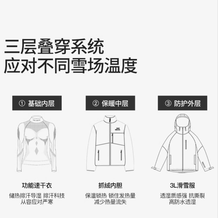 【中国直邮】【黑五大促】 ISEEMIGGA 【海蓝&暗影&玫瑰之迷】滑雪服女24年渐变闪钻男女同款滑雪服套装 粉s 10