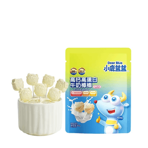 【中國直郵】小鹿藍藍 原味 牛奶棒棒 牛乳高鈣營養 60g 1件裝