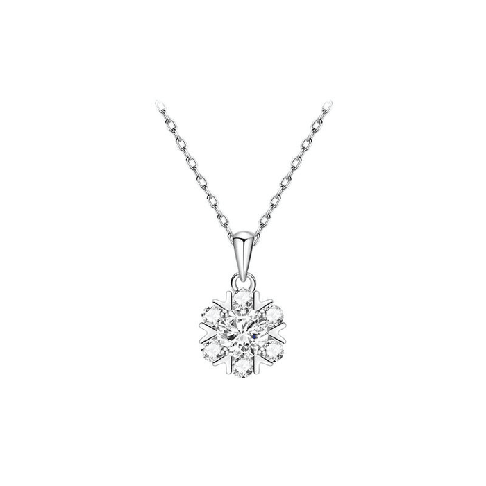 Romantic Snowflake Necklace*1piece