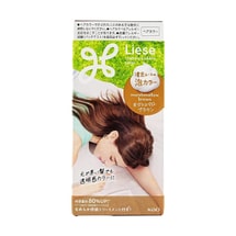 日本KAO花王 Liese 泡沫染发剂 棉花糖棕 115ml