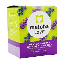  日本ITO EN伊藤園 抹茶藍莓薰衣草茶包 10包入 15g