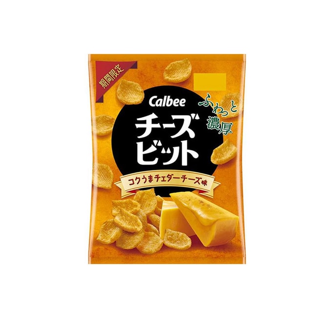 Calbee Cheese Bits (Cheddar Cheese Flavor) 52g