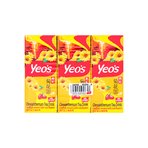 新加坡YEOS杨协成 枸杞菊花茶饮料 250ml*6盒装