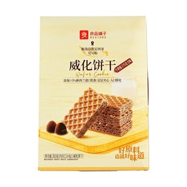 良品铺子 威化饼干 牛奶榛子巧克力味  15包入 300g