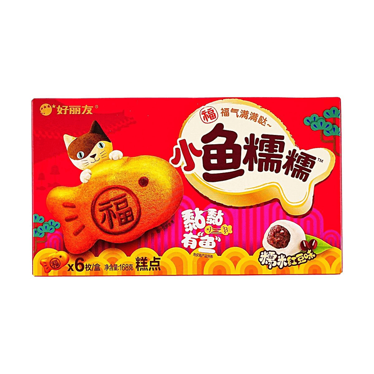 FishShape Cake Red Bean Flavor,6pieces 5.92 oz 3