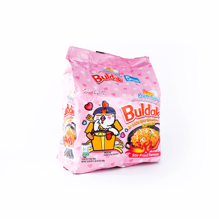 韩国SAMYANG三养 BULDAK 奶油芝士火鸡面 粉色 5包入 650g 10
