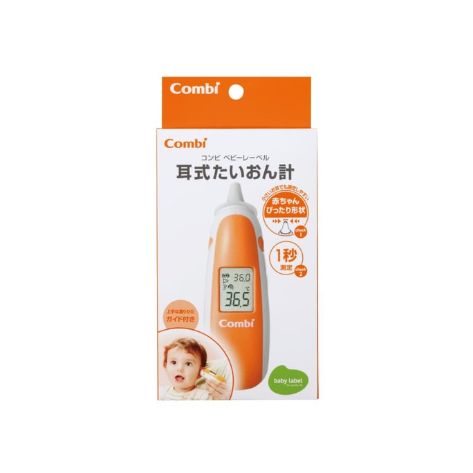 [일본 직송] COMBI Baby Label 전자 귀 체온계