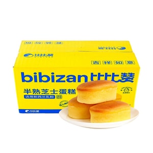 比比贊 半熟起司蛋糕 400g【芝香濃鬱 鬆軟綿密】【早餐下午茶點心】