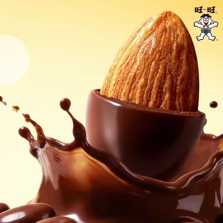 Want Want 台湾の魅惑のナッツ アーモンドチョコレートカシューナッツ - おいしいスナック (80g x 1袋) [大粒ナッツ、口の中でとろける] [シルキーでクリスピー] 3