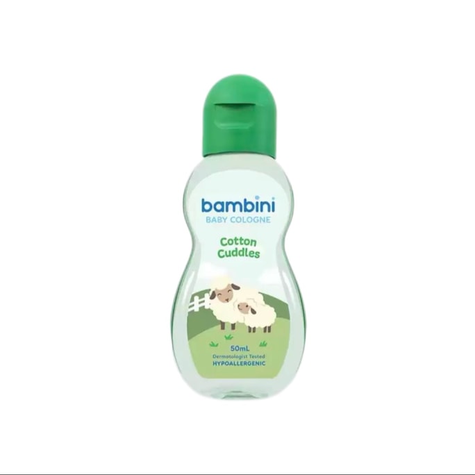 【中國直郵】菲律賓Bambini Colgne 寶寶淡香水 清新乾淨 50ml - 綠色綿羊 1瓶*預計到達時間3-4週