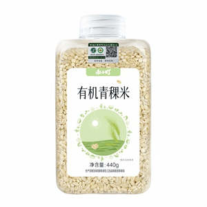 【中国直邮】 禾小町 有机青稞米五谷杂粮白青稞新米粗粮440g*1瓶