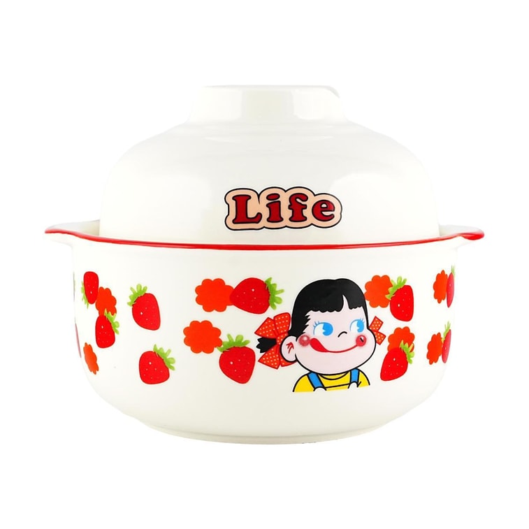 Ramen Bowl, Strawberry Girl, Two sets bowl:, 25.4 fl oz + 16.9 fl oz 4