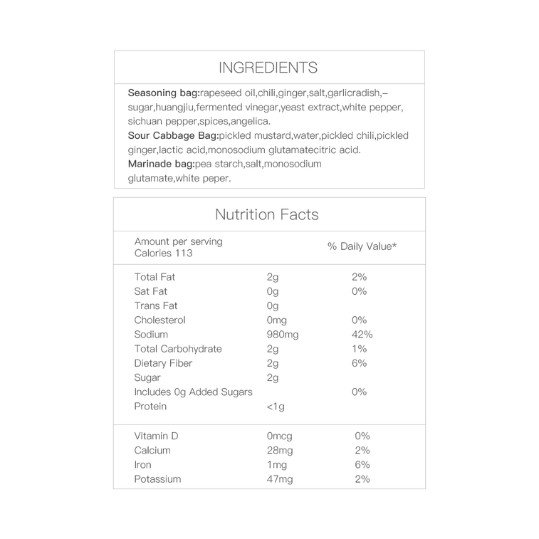 라오탄 사워 양배추 생선 양념, 12.69온스*3【3팩】 10