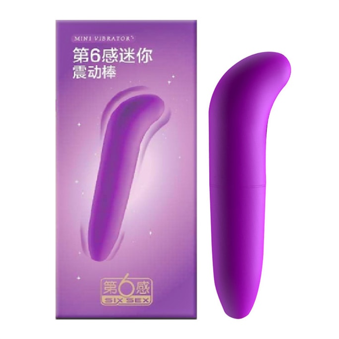 【中国からの直送】Sixth Sense ミニバイブレーター ファンタジーパープル Gスポットマッサージャー 女性用オナニーデバイス セックストイ