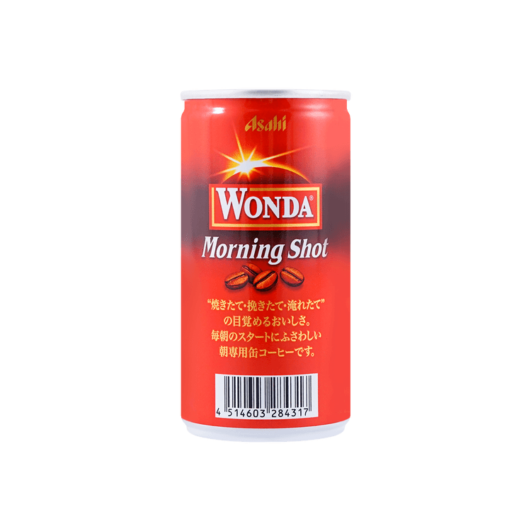 Wonda MORNING SHOT コーヒー　1缶 WONDA アサヒ飲料 ワンダ モーニングショット 缶 185g×30本 : ドリンク