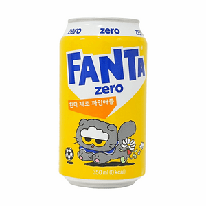 판타 제로 파인애플 맛 소다, 11.83 fl oz【0 설탕 0 칼로리】