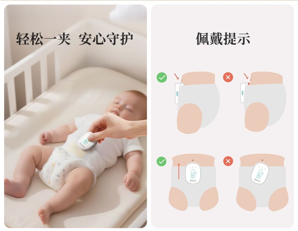 【中國直郵】 小米有品 Sense-U智慧型Por藍牙版呼吸監控器 1台