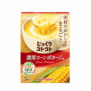 Pokka Sapporo Jikkuri Kotokoto Condensed Corn Potage 3 pcs corn soup