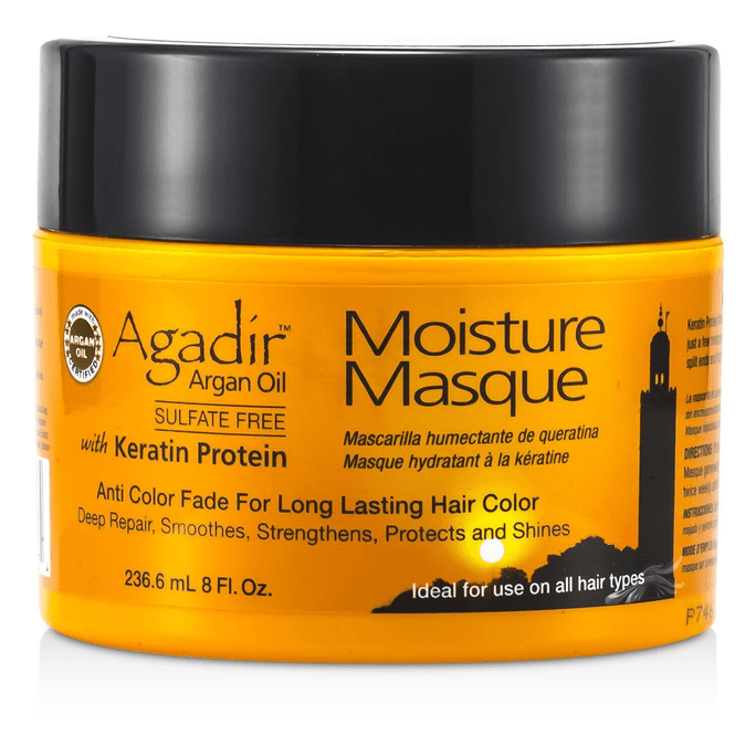 【香港直郵】Agadir Argan Oil阿加迪爾阿甘油 角蛋白滋養髮膜 ( 保護髮色,適合所有髮質 ) 236.6ml/8oz