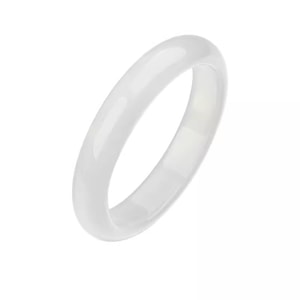 White Moonlight Chalcedony Bracelet Children White Translucent Natural New Chinese National Style 62 Circles Mouth