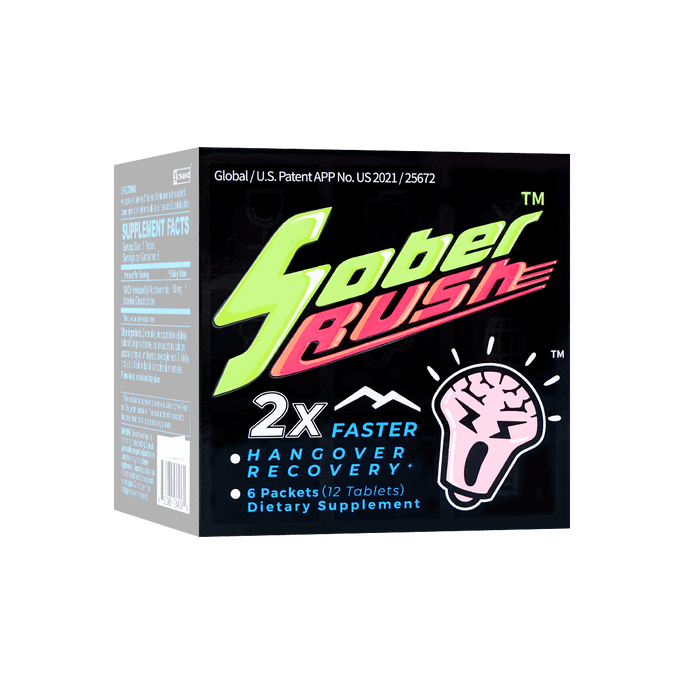 Sober Rush Dietary Supplement 2tablets*6bags