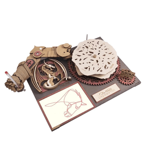 美國 MOM LOVES ME 拼圖 3木質拼圖繪圖機 8-99歲