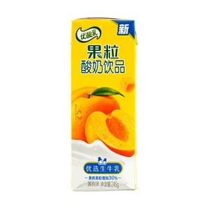 伊利 果粒酸奶 优酸乳 黄桃味 245g
