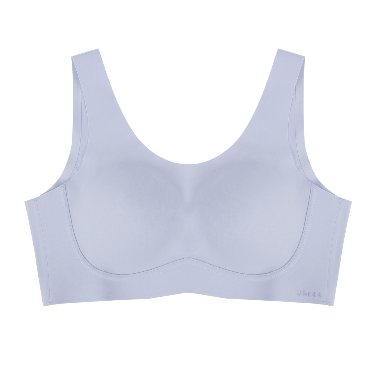 Get ubras Women's Wireless For Work&Life Wavy-Edge Hook Bra Peach One size  1 each Delivered