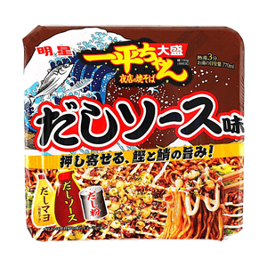 商品： 日本MYOJO明星食品 超級王牌拉麵 大份 一平醬夜店炒麵 鰹魚高湯醬汁味 175g 【美味3分鐘即食】【鰹魚高湯加持】【醬香層次豐富】【日式炒麵經典】