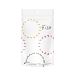 【日本直邮】FANCL芳珂 铁&叶酸营养片 60粒/30日份 | 亚米