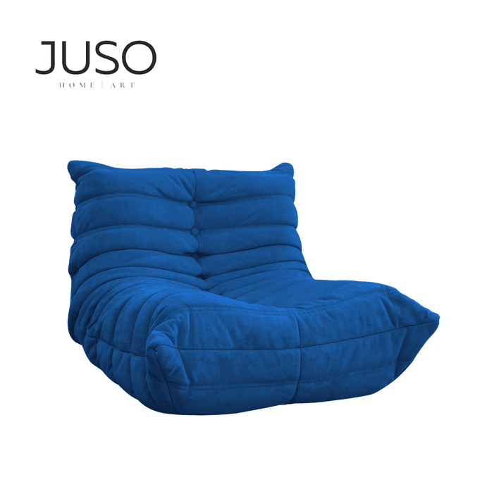 【美国现货】Juso Home & Art 毛毛虫儿童沙发 宝蓝色