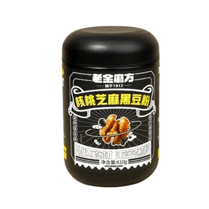 【中国直邮】老金磨方 核桃芝麻黑豆粉 七重黑营养 高钙高蛋白粉 610g/罐