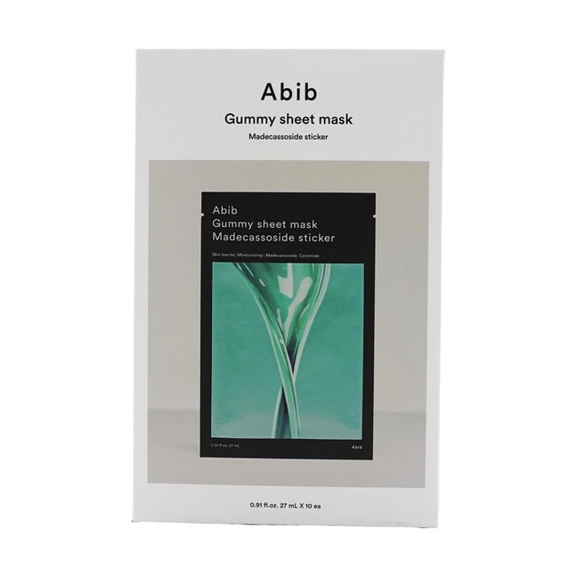 Gummy Sheet Mask, Madecassoside Sticker, 10 Sheets - Skin Barrier & Moistuizing & Soothing