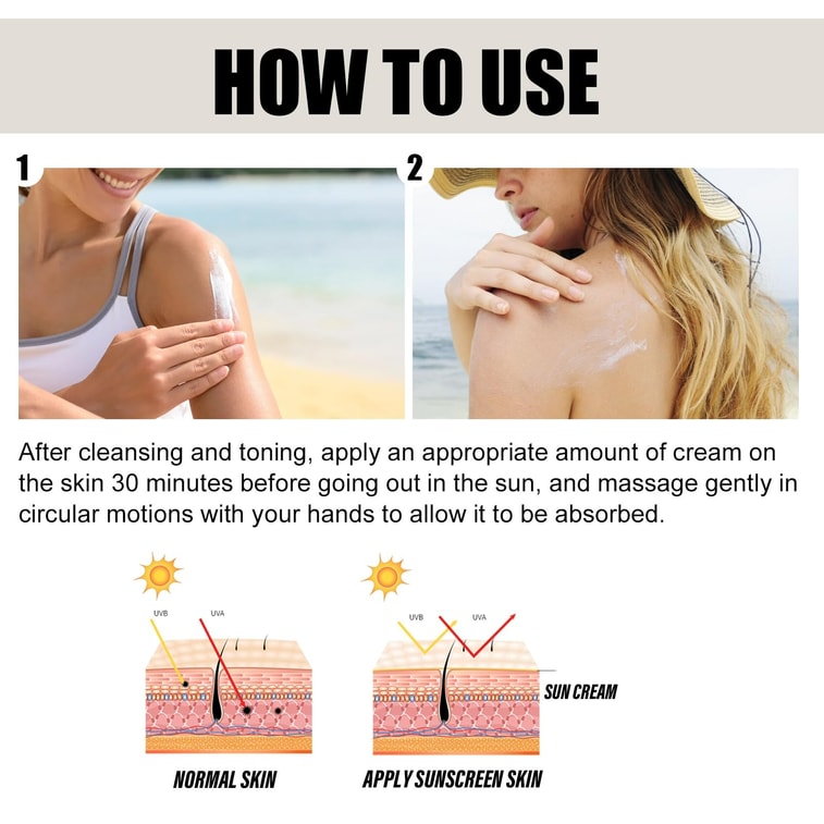 Relief Sun Rice Sunscreen For Face SPF50+ Korean Formula PA++++ for All Skin 5