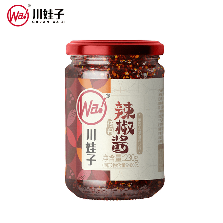 川娃子 【川味灵魂】经典辣椒酱230g 农家风味 下饭菜 辣椒油 拌饭拌面酱 酱料 【三种辣椒+芝麻+菜籽油】传统工艺制作 鲜辣十足、一勺有味 12