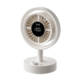 Desktop Fan Air 12 White Quiet Portable Mini Office Table Fan 1pc