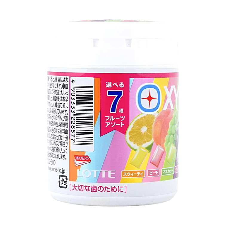日本乐天 木糖醇口香糖 七种口味混合 瓶装 133g 3