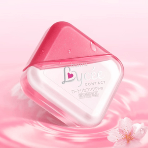 Lycee Pink Flower Contact Lens Eye Drops, 0.27 oz - Redness Relief & Hydrating, Not for use with soft contact lenses