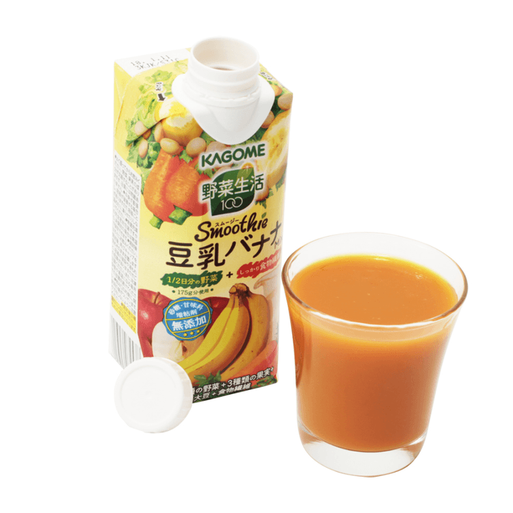 Vegetable Life100 Smoothie Soymilk Bananas Mix 330ml - Yami.com