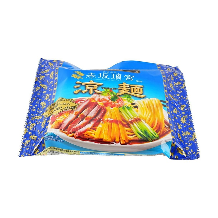 みやもん MYOJO Chukazanmai Ryanmen - Instant Cold Noodles ,Sesame Flavored