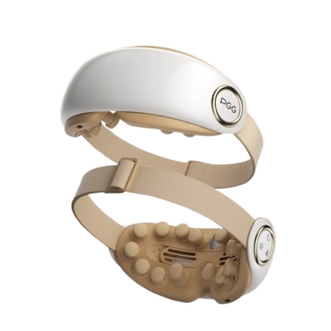 【中國直郵】 PGG 眼部按摩儀護眼潤眼緩解眼睛疲勞奈米霧化熱敷蒸汽眼罩乾眼症 卡其色一個裝