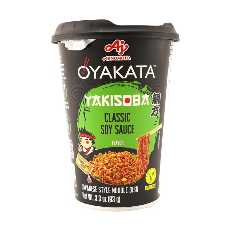 AJINOMOTO Instant Noodles Yakisoba Oyakata Ramen Soy Sauce, 3.3 oz