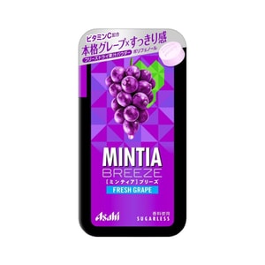 MINTIA BREEZE フレッシュグレープフレーバー 30個 0.78 oz 【フレッシュフルーツアロマ】【シュガーフリー処方】