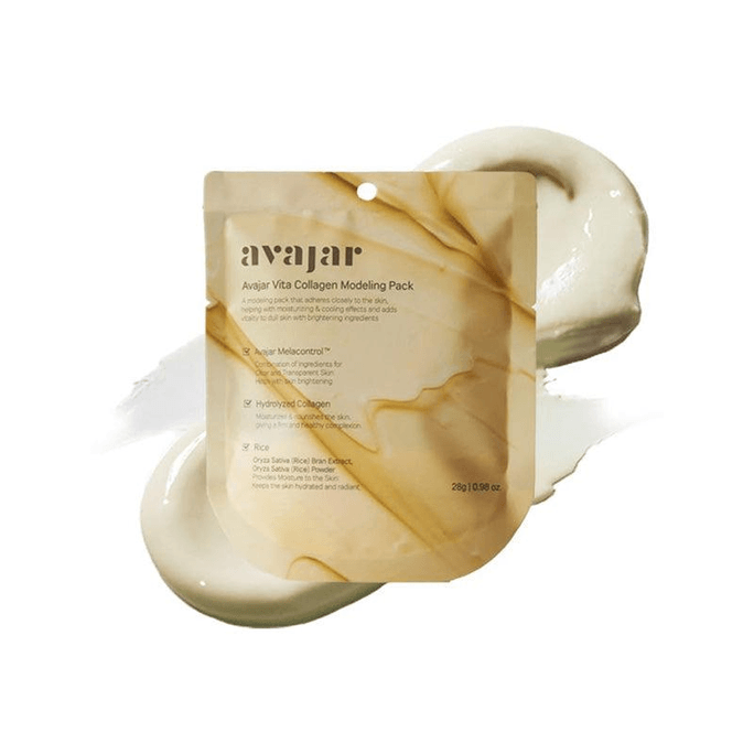 韩国 美法扎 Avajar 稻米Vita胶原软膜 28克 【品牌授权店铺】胶原蛋白 光彩提亮